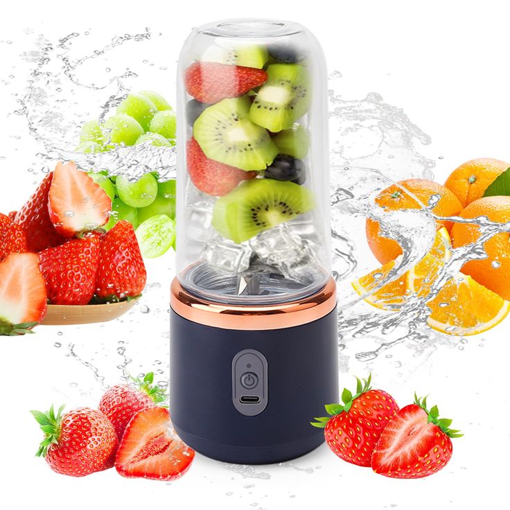 Portable USB Rechargeable Blender & Juicer – Personal Smoothie Maker